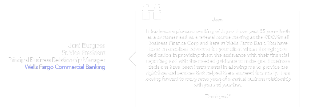 Jeni Burgess Sr. Vice President Principal Business Relationship Manager Wells Fargo Commercial Banking